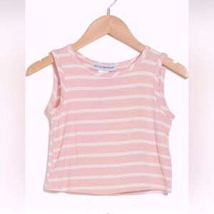 NWT Cotton Emporium Sleeveless Cropped Tank Juniors Size Large